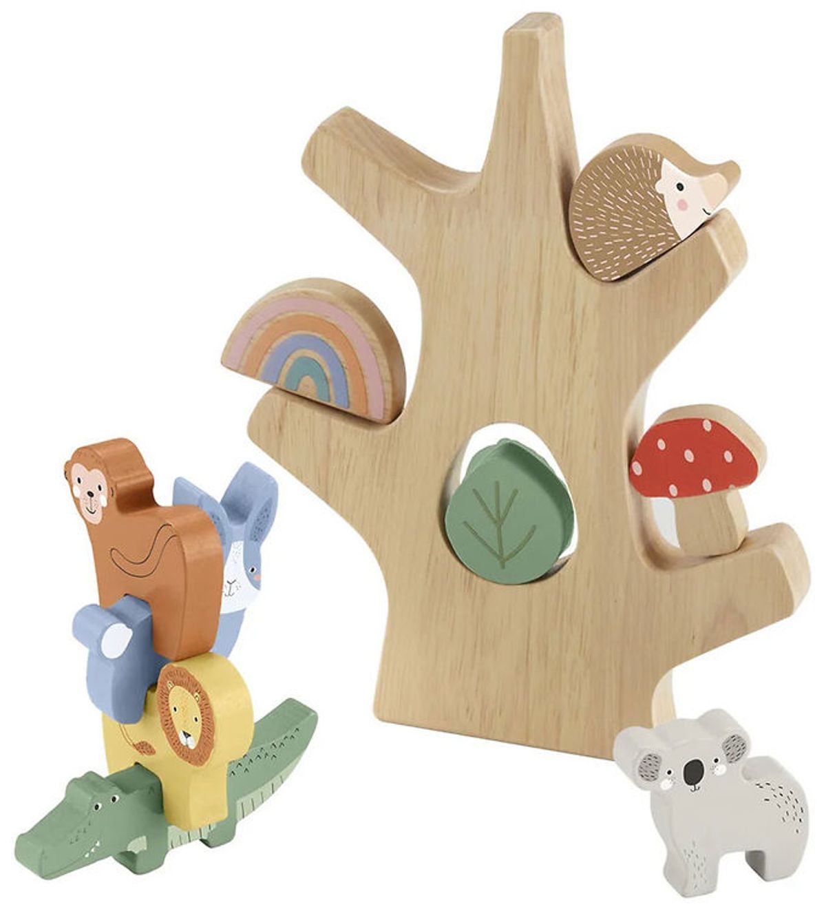 Fisher-Price Balancetræ - 10 Dele - Træ