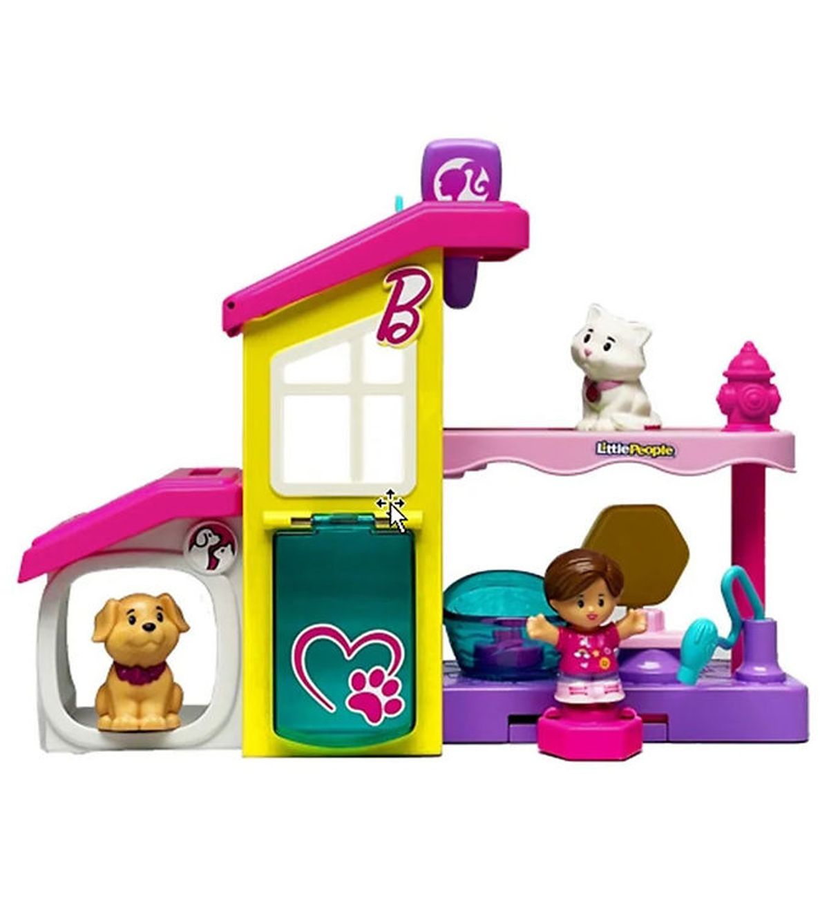 Fisher-Price Legehus - Little People - Barbie Play & Care Pet Sp