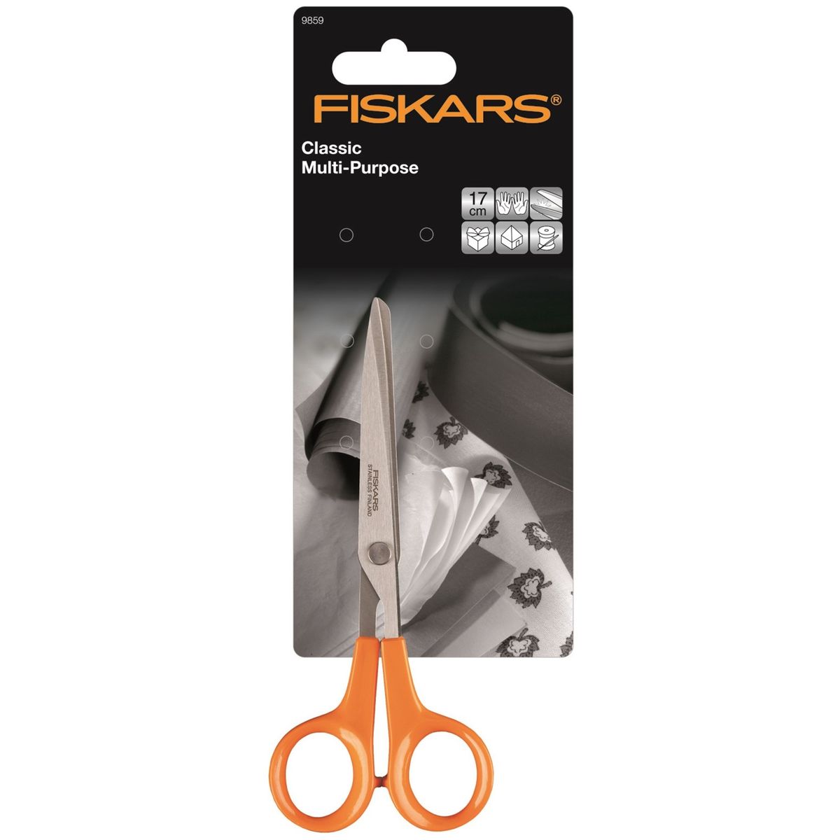 Fiskars universal saks, 13 cm