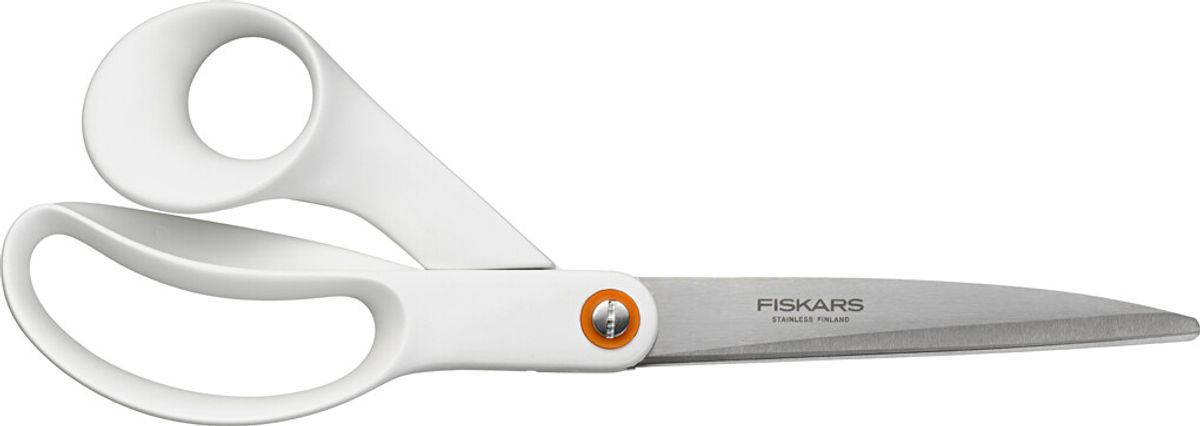 Fiskars - Universalsaks - L 24 Cm - Højre - Hvid