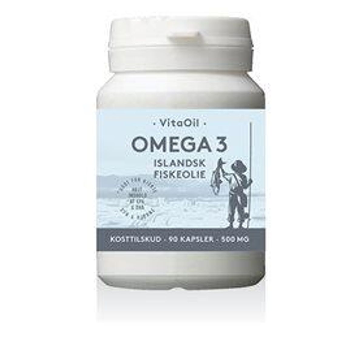 Fiskeoliekapsler Omega 3 Bornholms - 90 kapsler