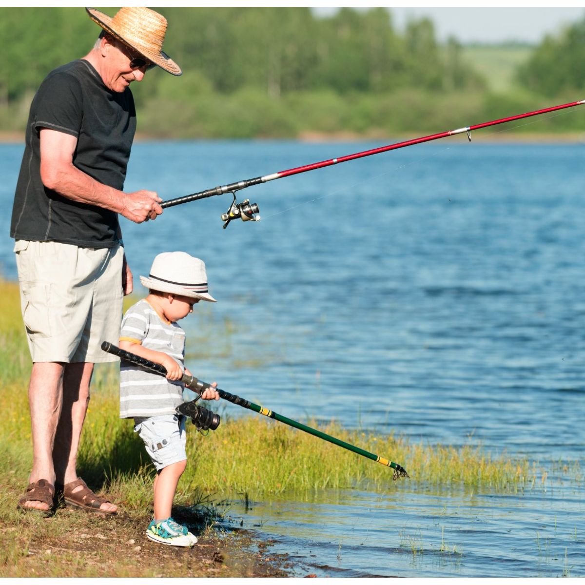 FISKETUR MED TELT