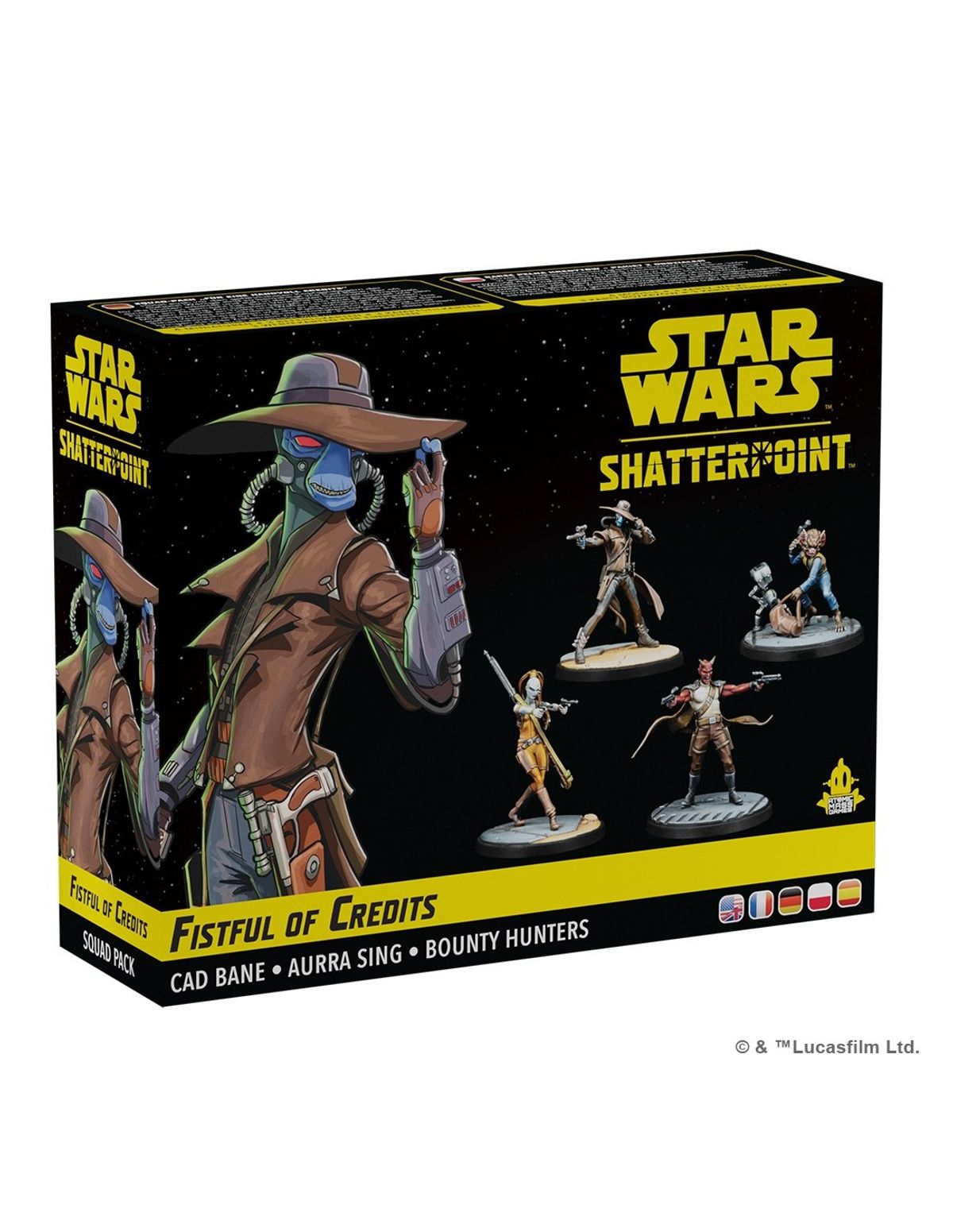 Fistfull of Credits - Cad Bane Squad Pack - Star Wars Shatterpoint - Atomic Mass Games