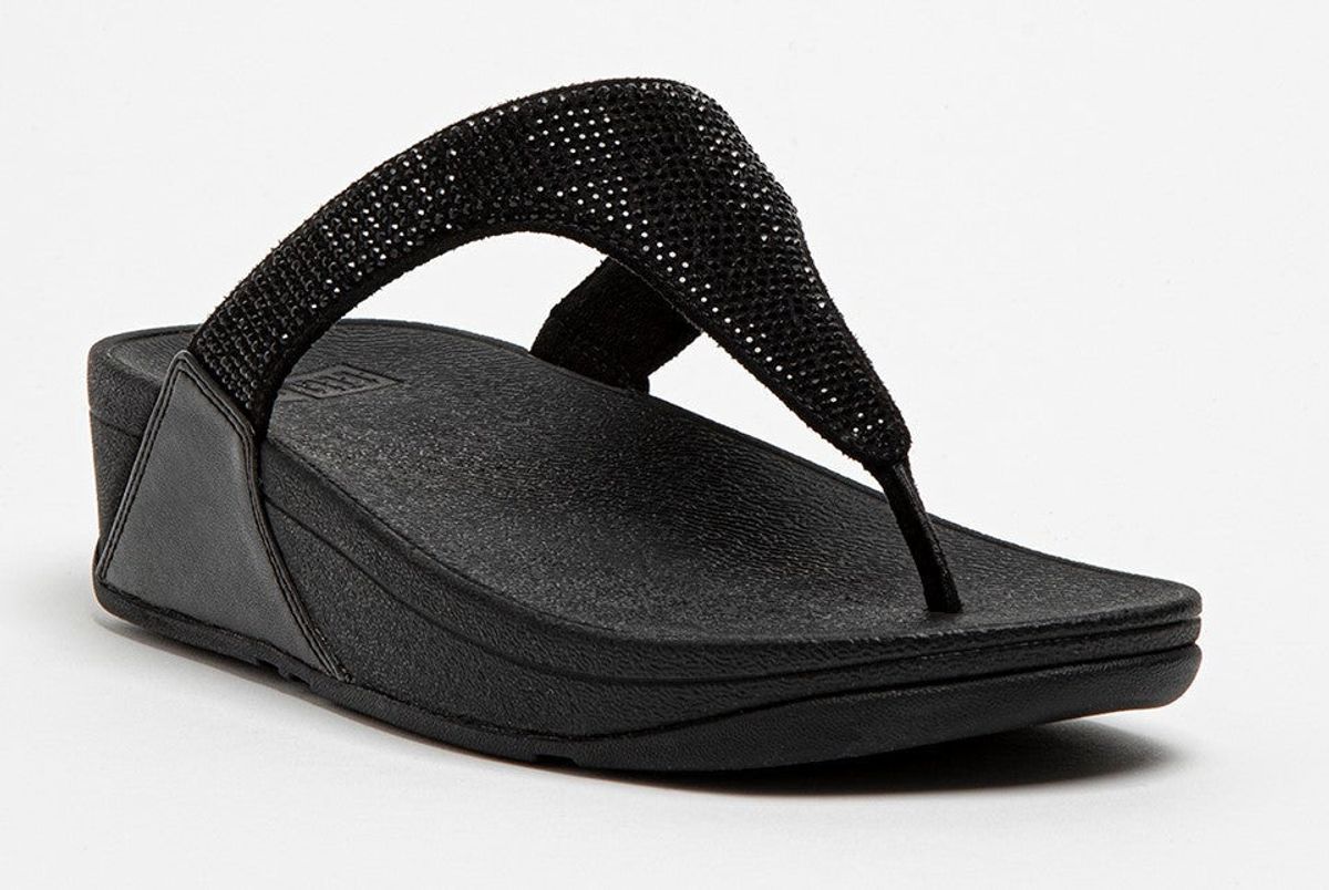 Fitflop - Lulu Crystal Slide, 44-0301 - Sort - 37