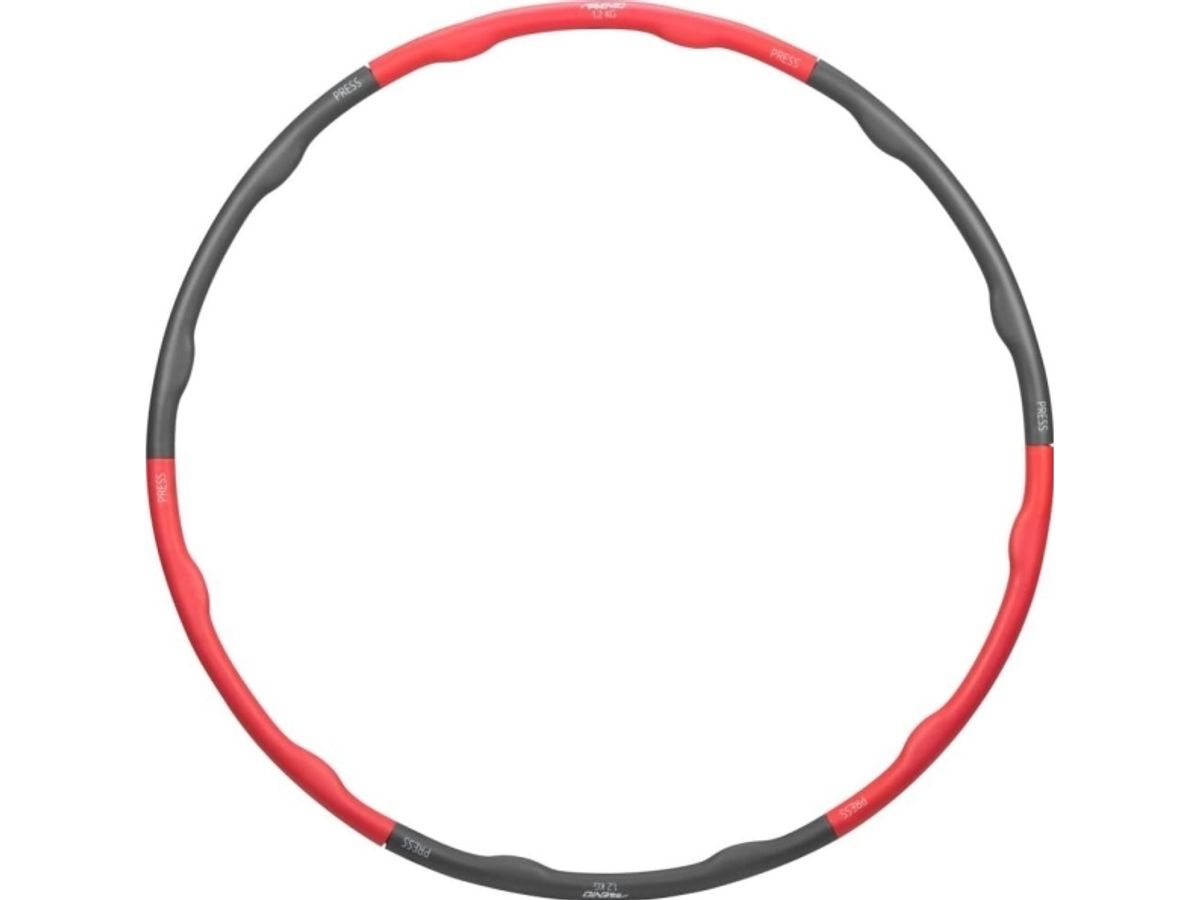 Fitness Hula Hoop Avento 42Hf 100Cm 1.2Kg Pink/Grey