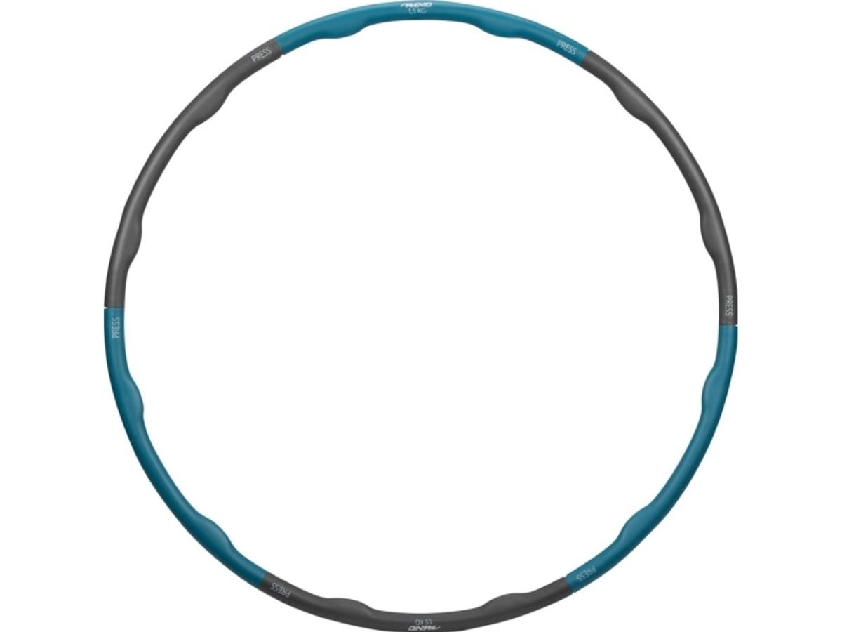 Fitness Hula Hoop Avento 42Hf 100Cm 1.5Kg Blå/Grå