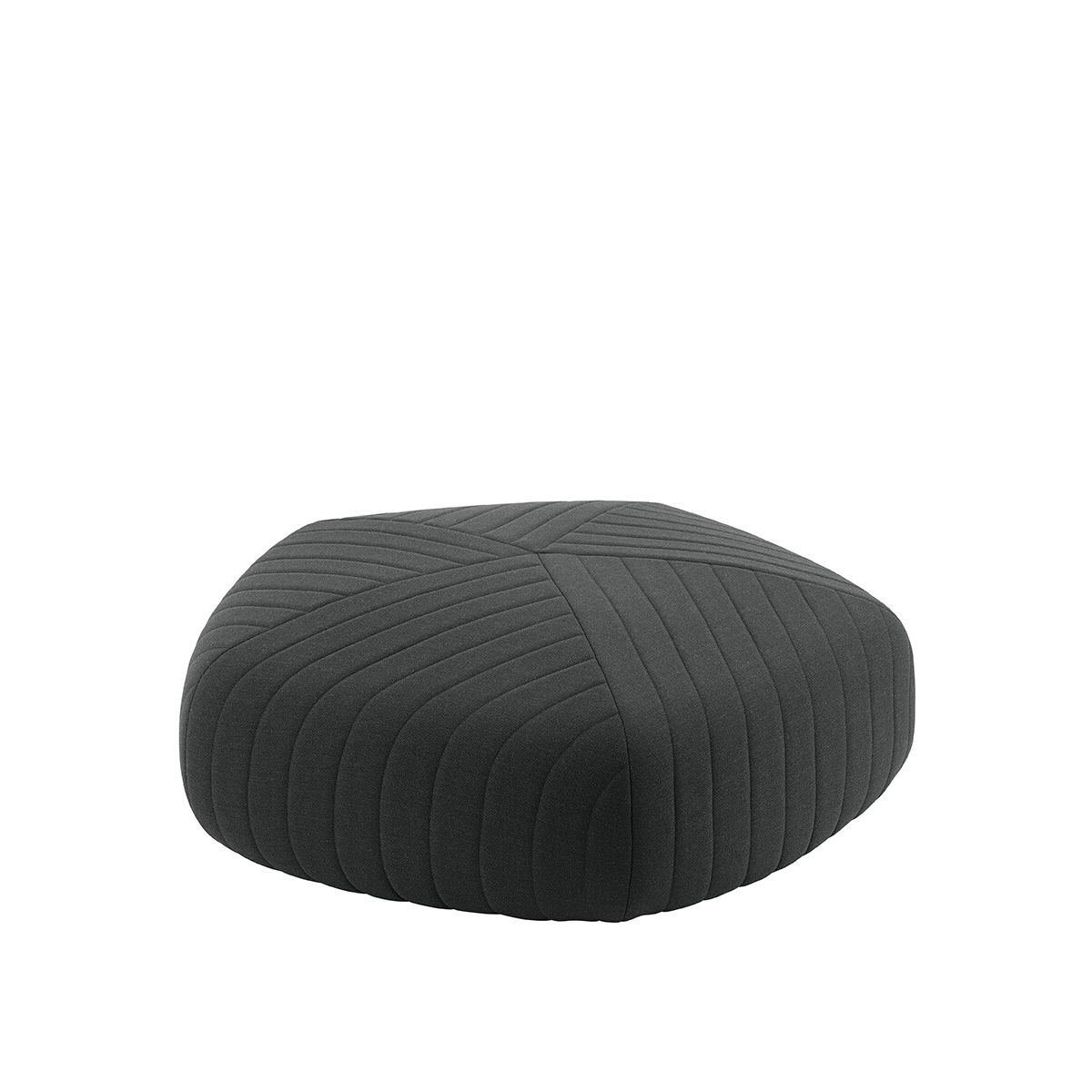 Five Pouf, x-large fra Muuto (Fiord / 991 / Mørk Grøn)