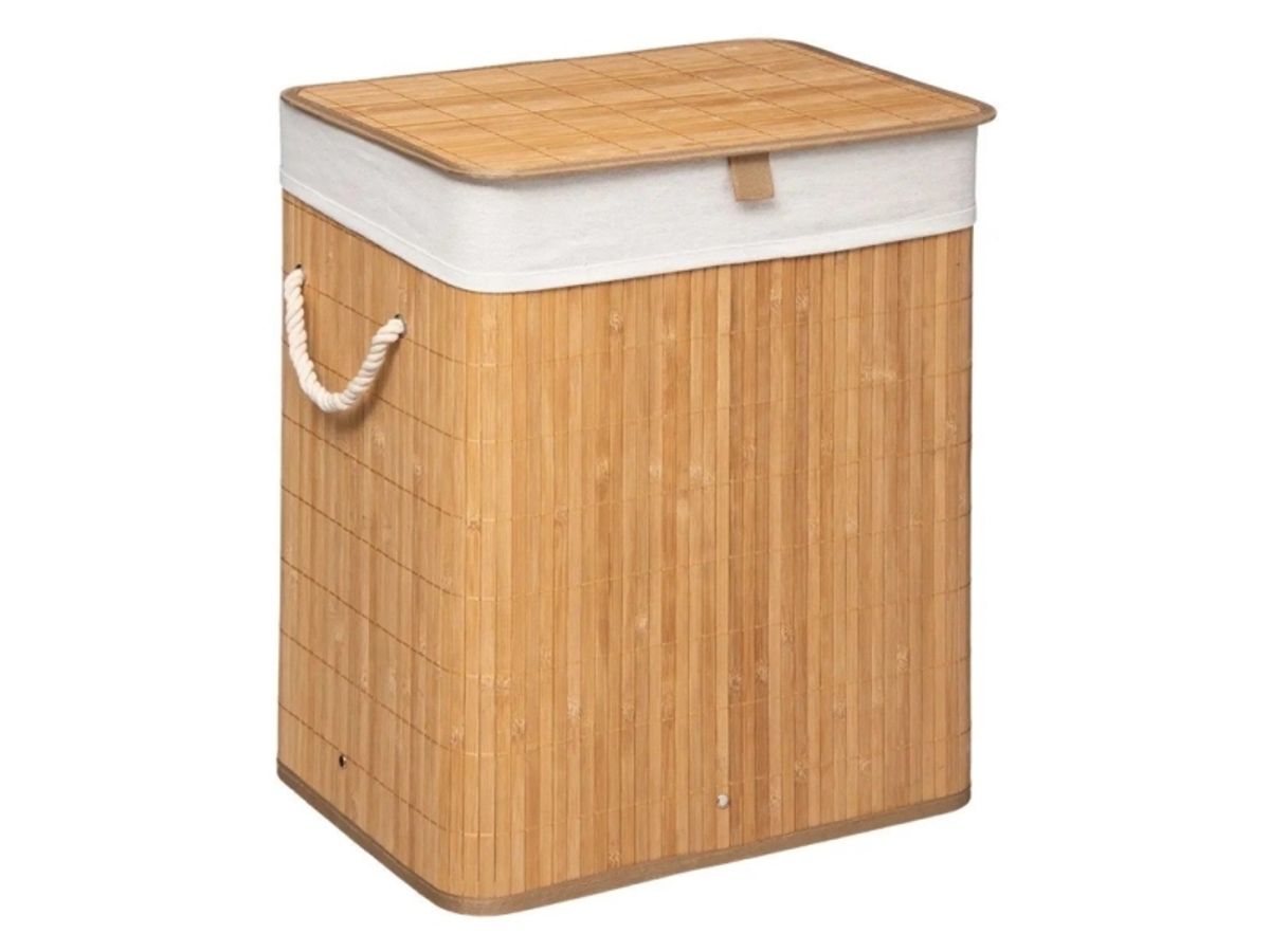 Five_S_Smart 60L Rect Bamboo Laundry Basket