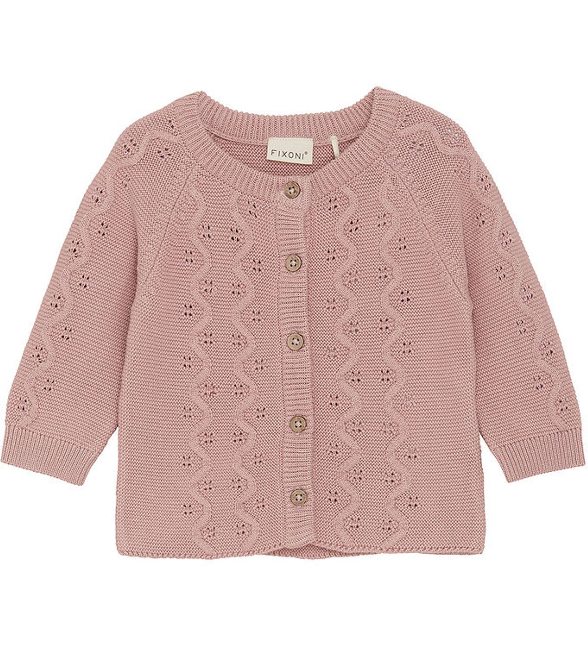 Fixoni Cardigan - Strik - Pale Mauve