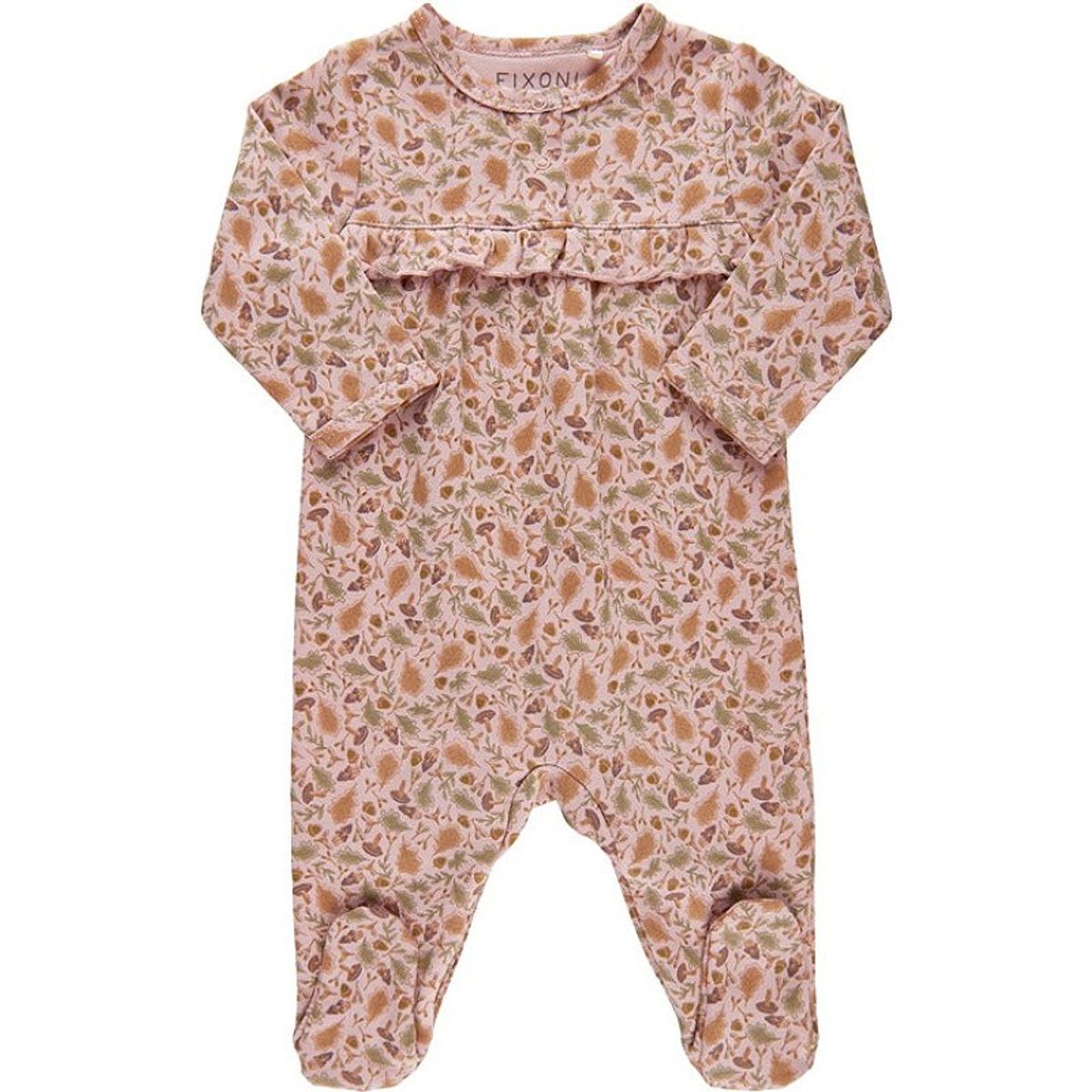 Fixoni - Heldragt Romper LS - Pale Mauve - 68