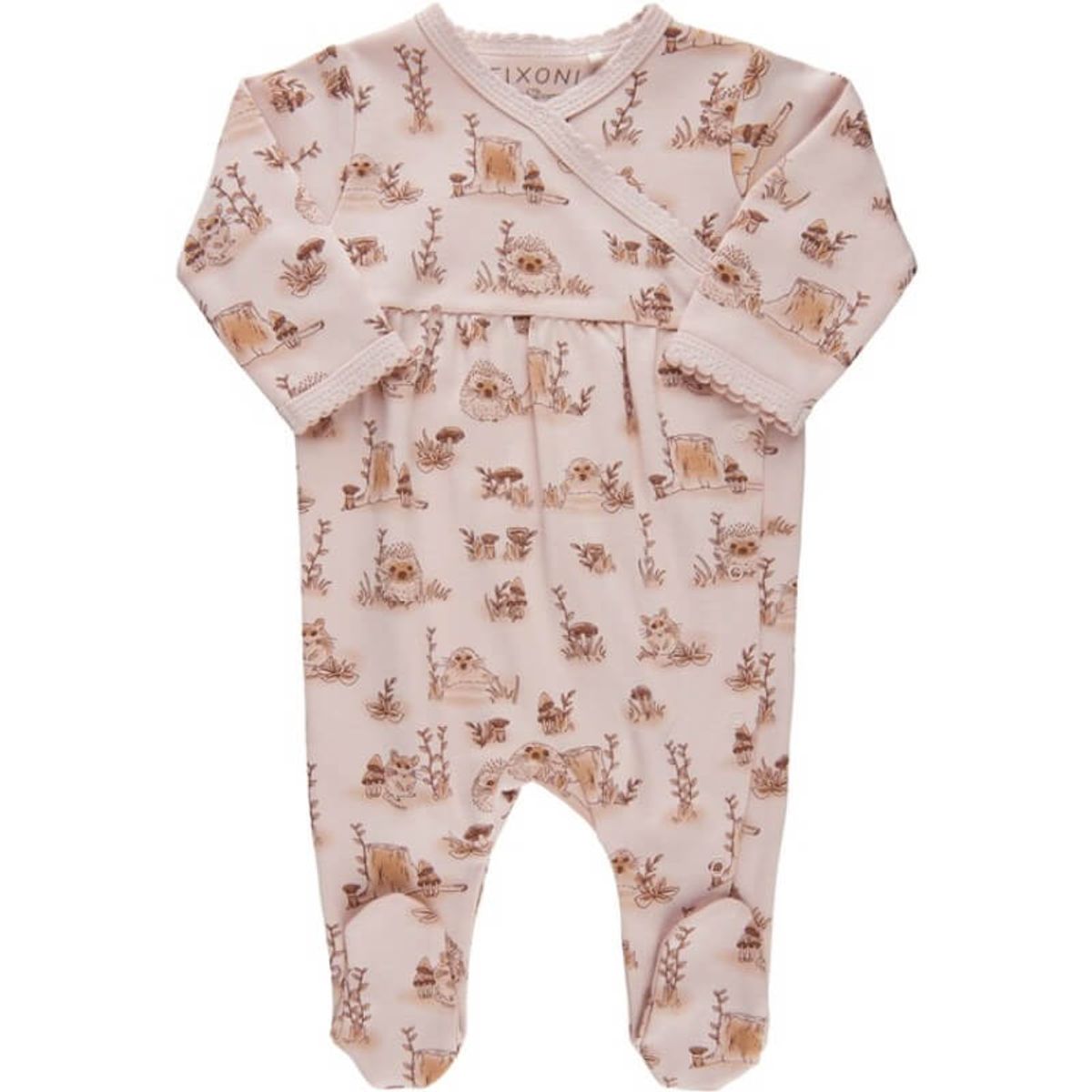 Fixoni - Heldragt Romper LS - Soft Rose - 80