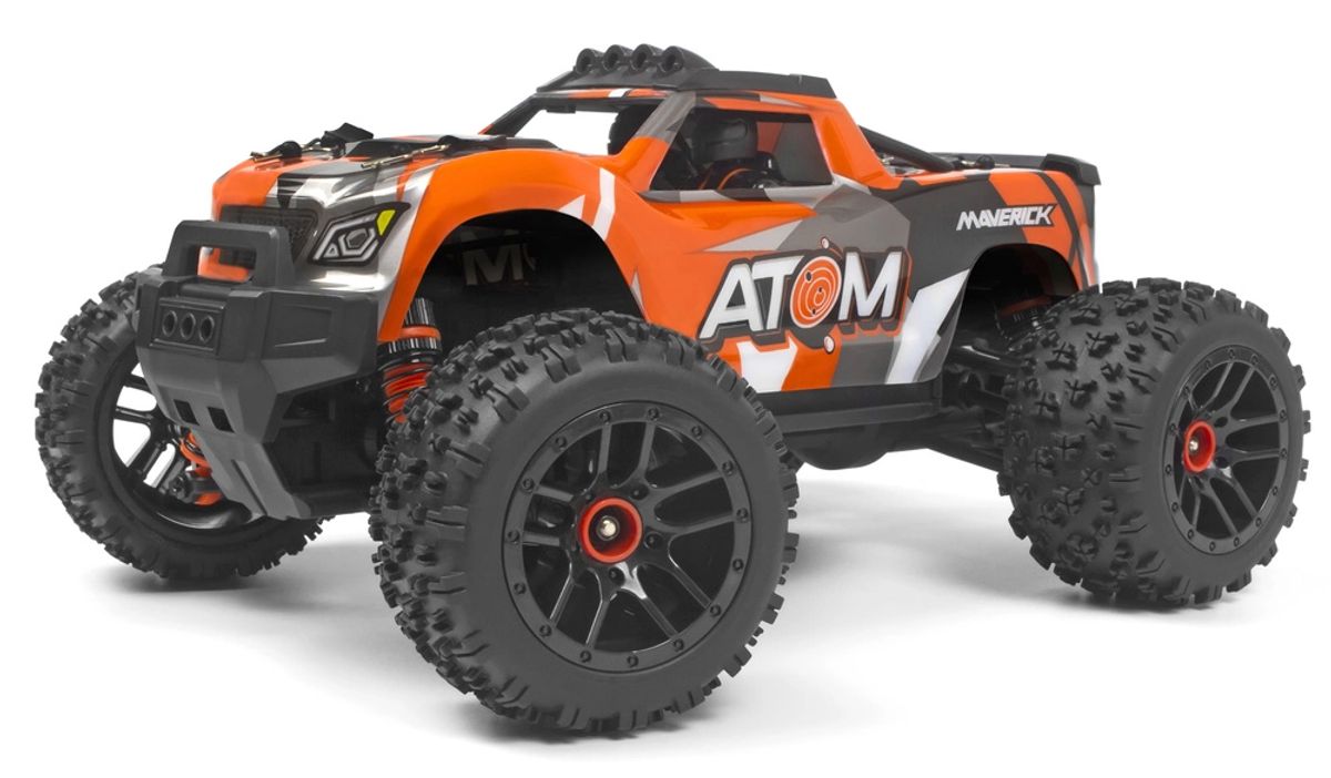 Fjernstyret Maverick Atom 1/18 4WD Electric Truck Orange