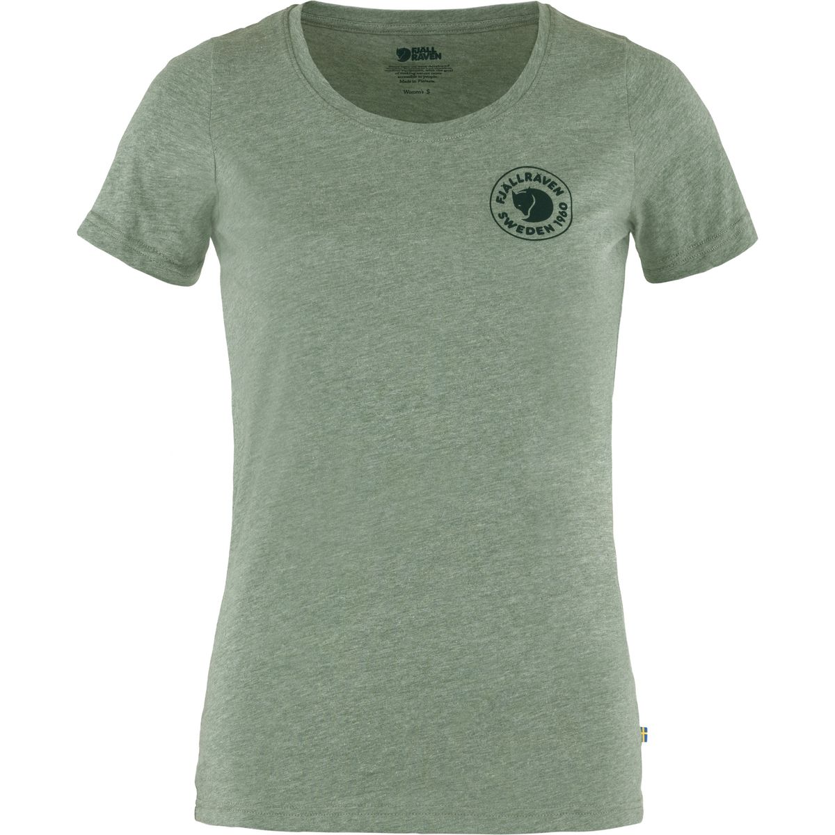 Fjällräven 1960 Logo T-Shirt W Patina Green-Melange - L