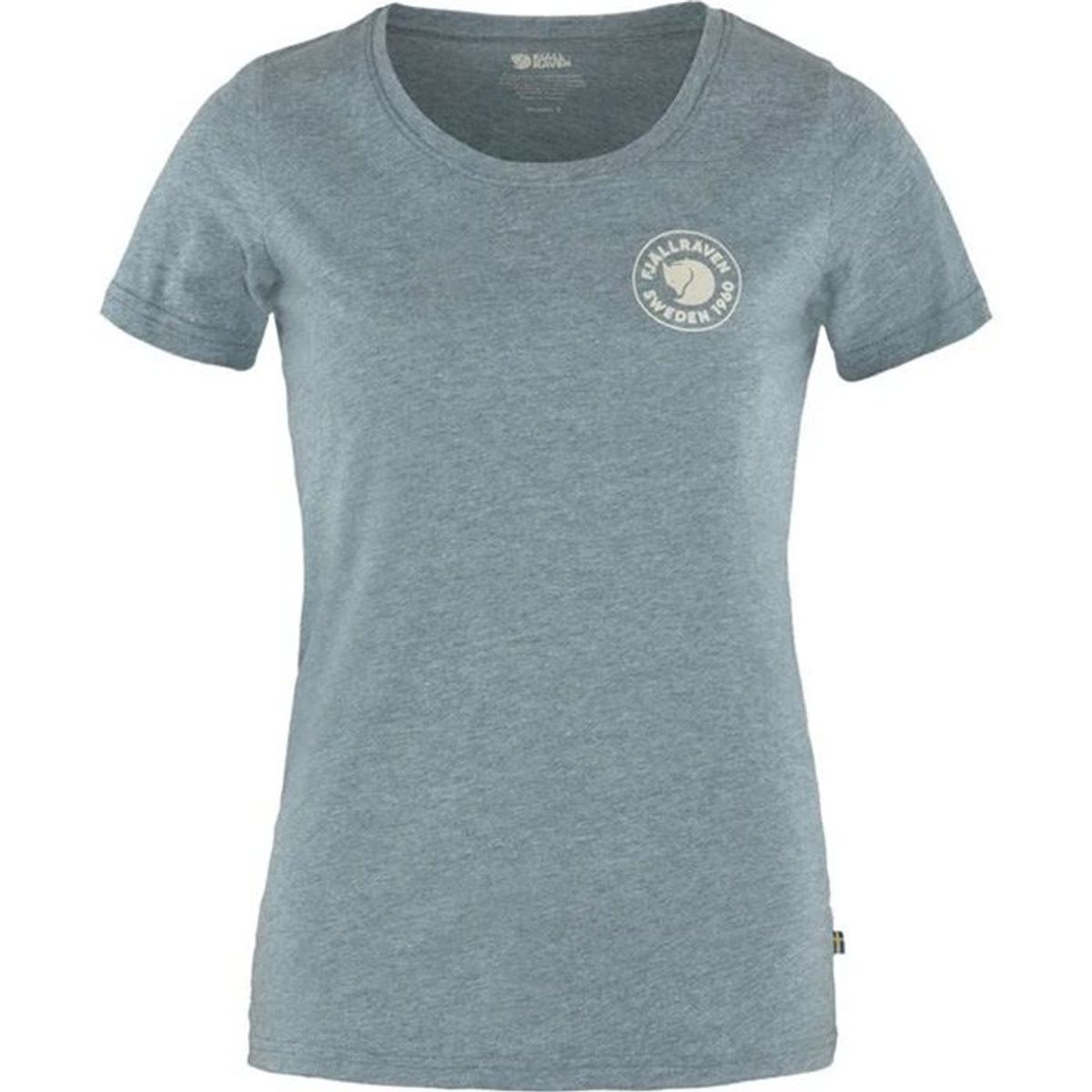 Fjällräven 1960 Logo T-Shirt Woman-Blå Blå melange-S - T-Shirts