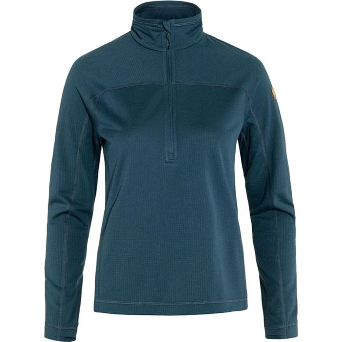 Fjällräven Abisko Lite Fleece Half Zip Woman-Blå Blå-L - Fleecejakker og softshell