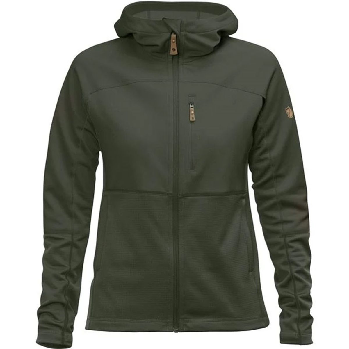 Fjällräven Abisko Trail Fleece W-deep forest-M - Fleecejakker og softshell