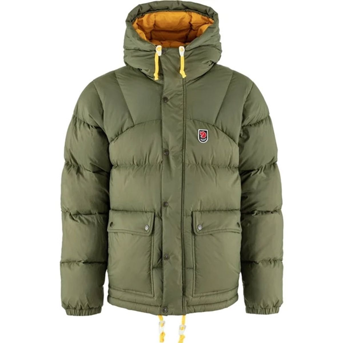 Fjällräven Expedition Down Lite Jacket Men-green / mustard yellow-M - Jakker