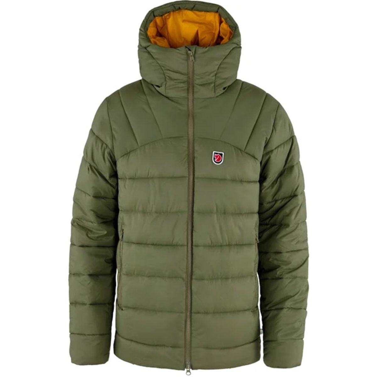 Fjällräven Expedition Mid Winter Jacket Herre / Mænd-Grøn / Gul Gul-2XL - Vinterjakker til mænd