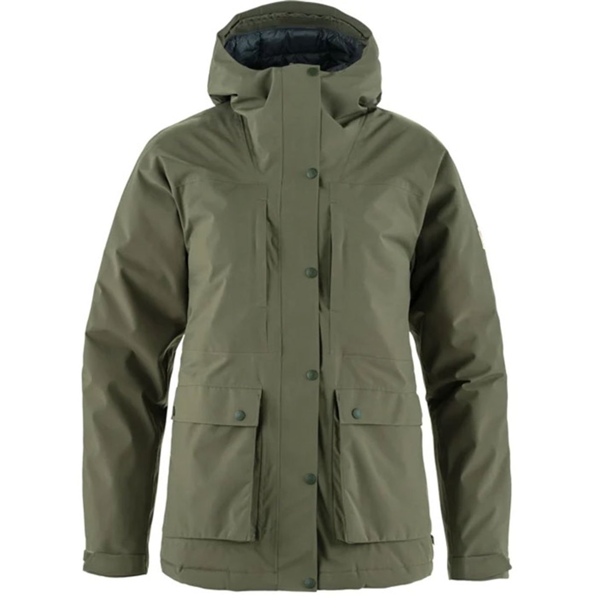 Fjällräven HC Hydratic Padded Jacket Kvinder / Damer-laurel Grøn-L - Vinterjakker