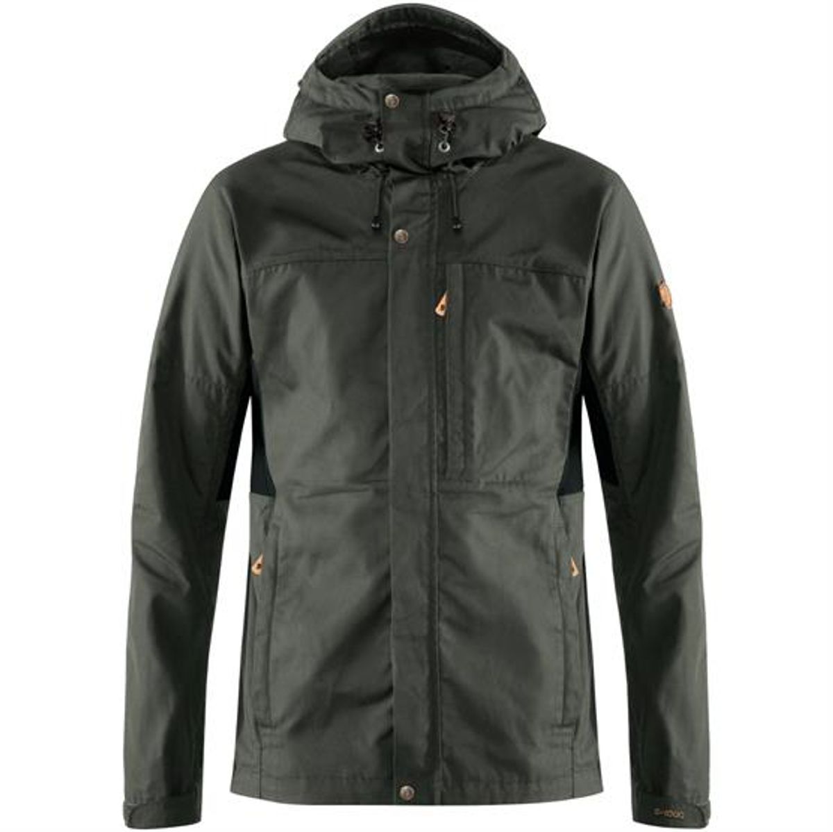 Fjällräven Kaipak Jacket Mens, Dark Grey / Black