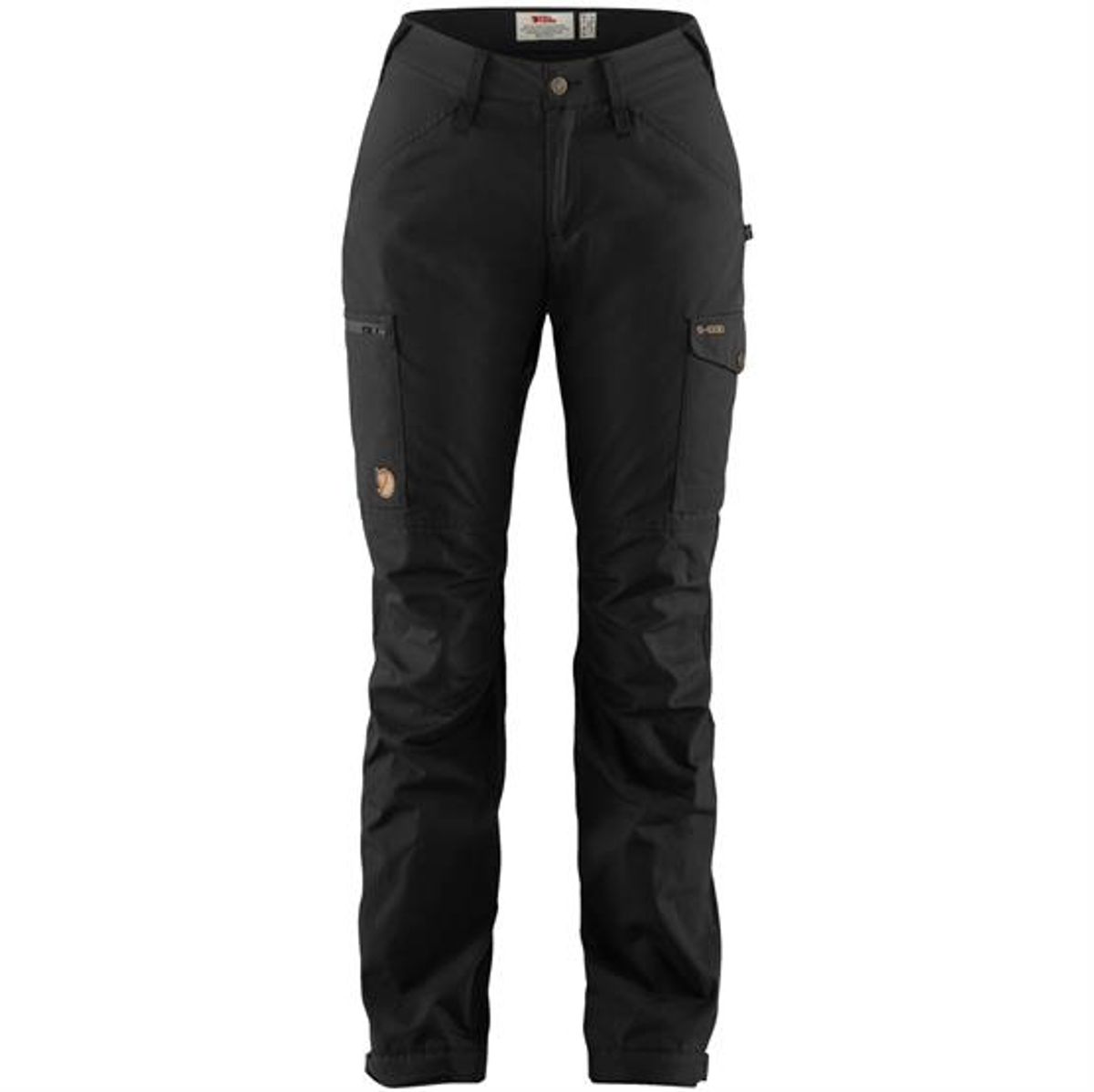 Fjällräven Kaipak Trousers Curved Womens, Black