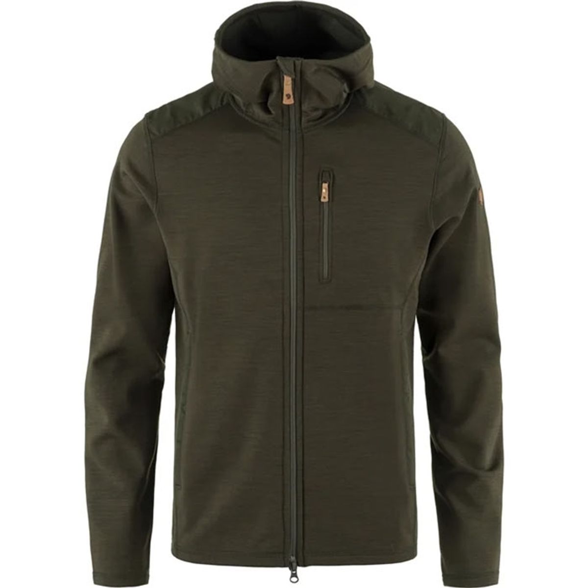 Fjällräven Keb Fleece Hoodie Herre / Mænd-deep Grøn-M - Fleecejakker