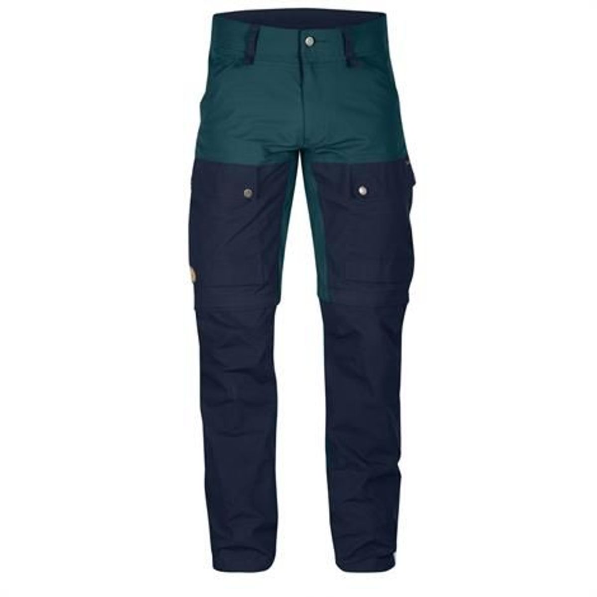 Fjällräven Keb Gaiter Trousers Mens, Glacier Green / Navy