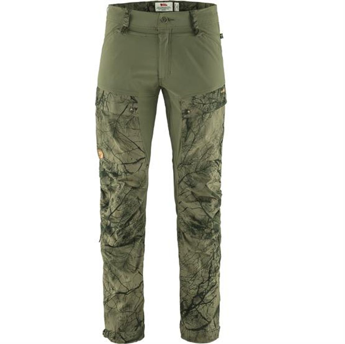 Fjällräven Keb Trousers Mens, Green Camo / Laurel Green