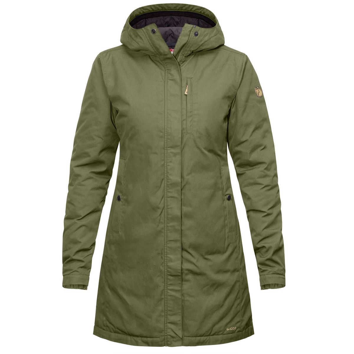 Fjällräven Kiruna Padded Parka W Green M