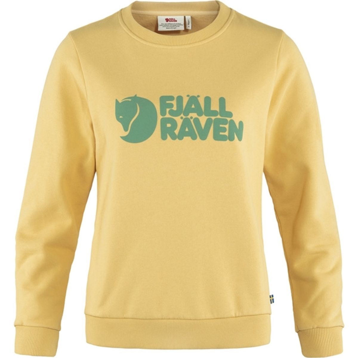 Fjällräven Logo Sweater Kvinder / Damer-mais Gul-XXS - Trøjer