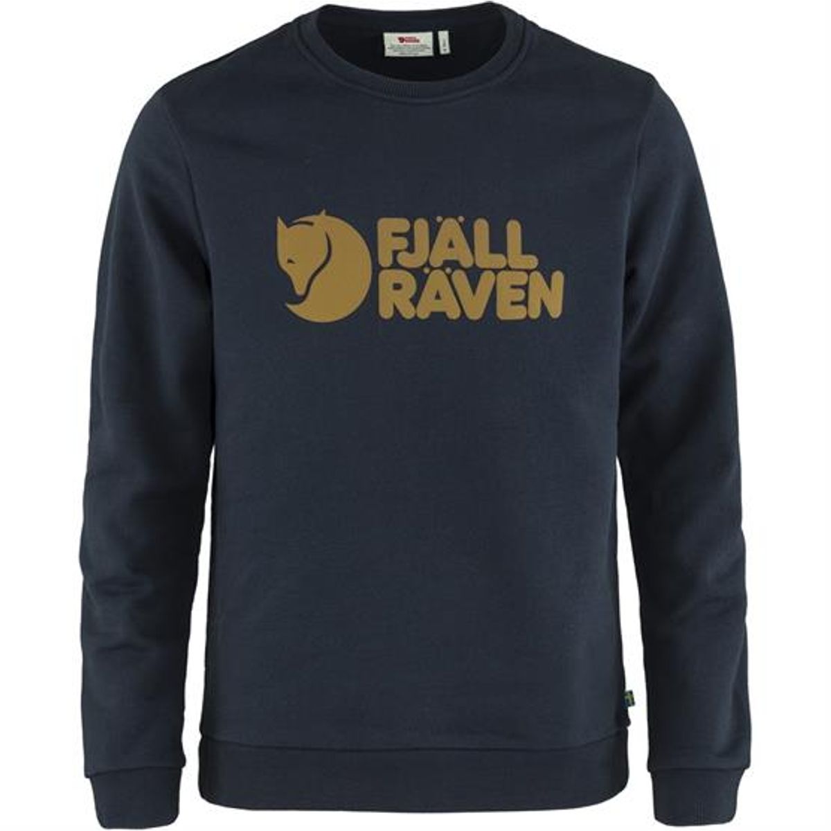 Fjällräven Logo Sweater Mens, Dark Navy