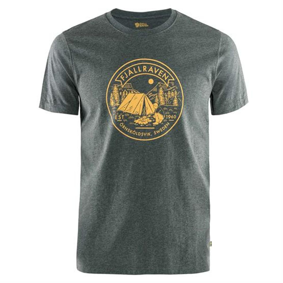 Fjällräven Lägerplats T-Shirt Mens, Stone Grey