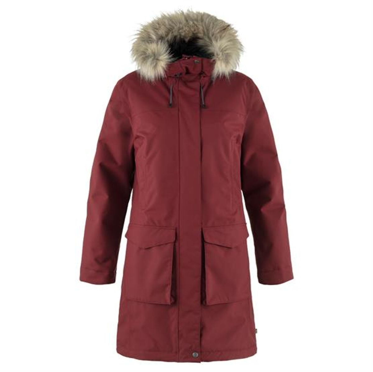 Fjällräven Nuuk Lite Parka Womens, Bordeaux Red