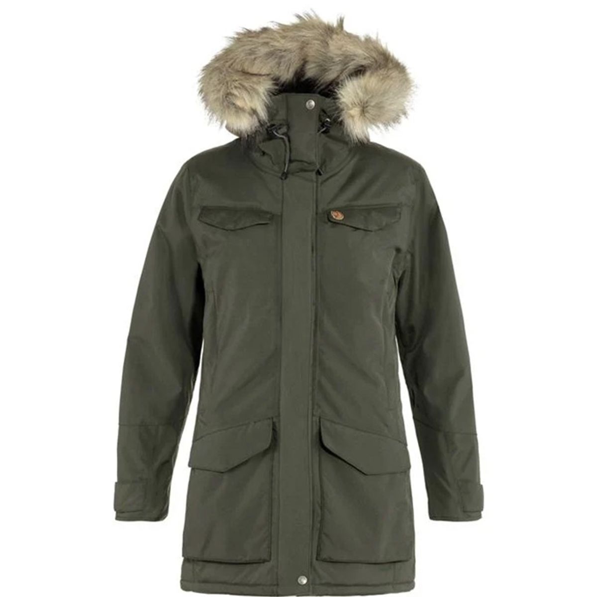 Fjällräven Nuuk Parka Kvinder / Damer-deep Grøn-M - Jakker