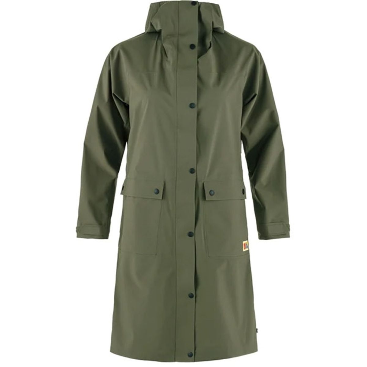 Fjällräven Rain Parka Kvinder / Damer-laurel Grøn-L - Regntøj, poncho