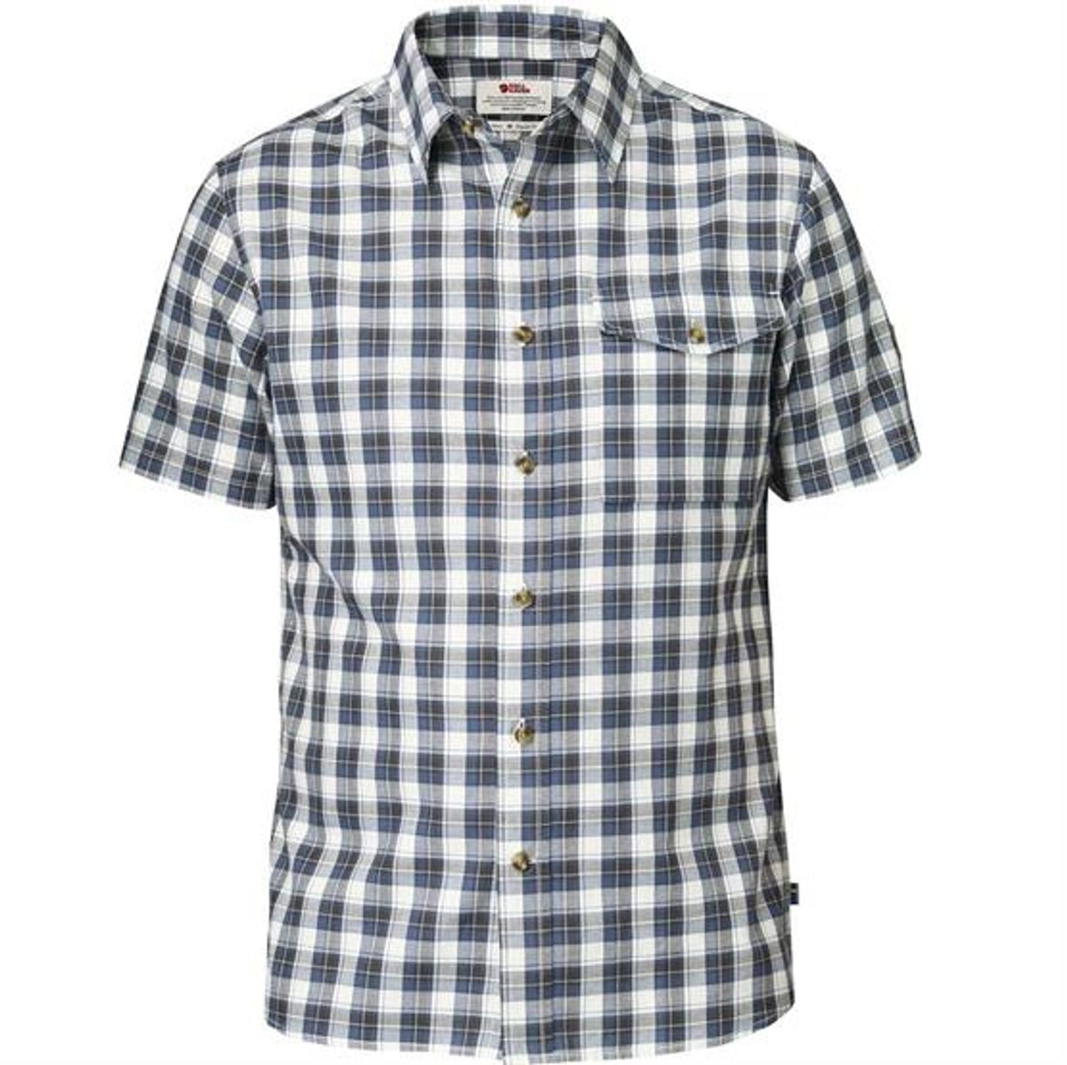 Fjällräven Sarek Shirt S/S Mens, Uncle Blue