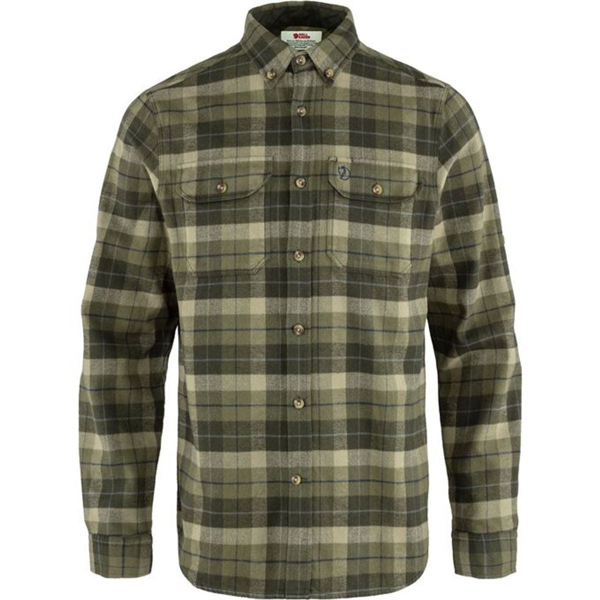 Fjällräven Singi Heavy Flannel Green-Deep Forrest XL