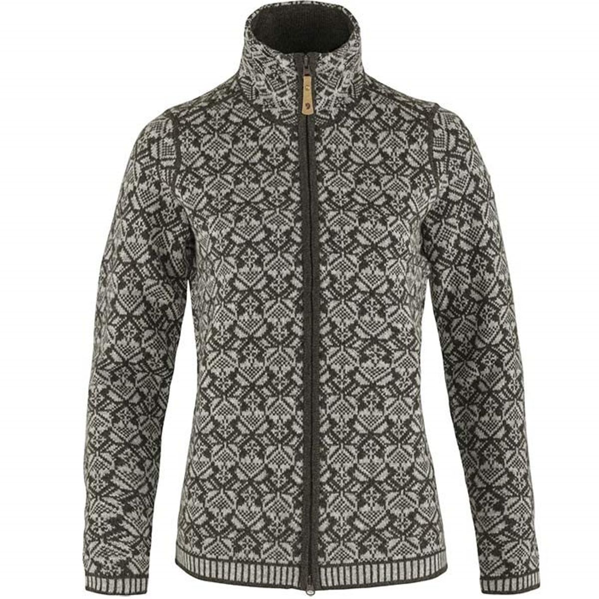 Fjällräven Snow Cardigan Woman-Grøn-L - Trøjer