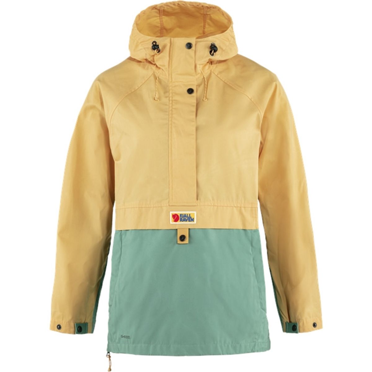 Fjällräven Vardag Anorak Women-mais yellow / aloe green-L - Dametøj