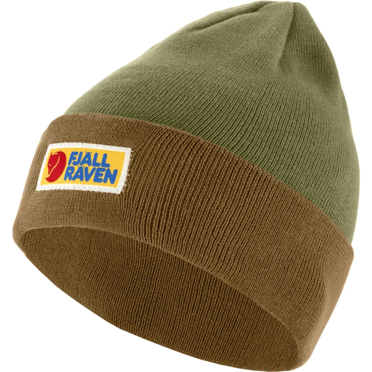 Fjällräven Vardag Classic Beanie Buckwheat Brown-Laurel Green