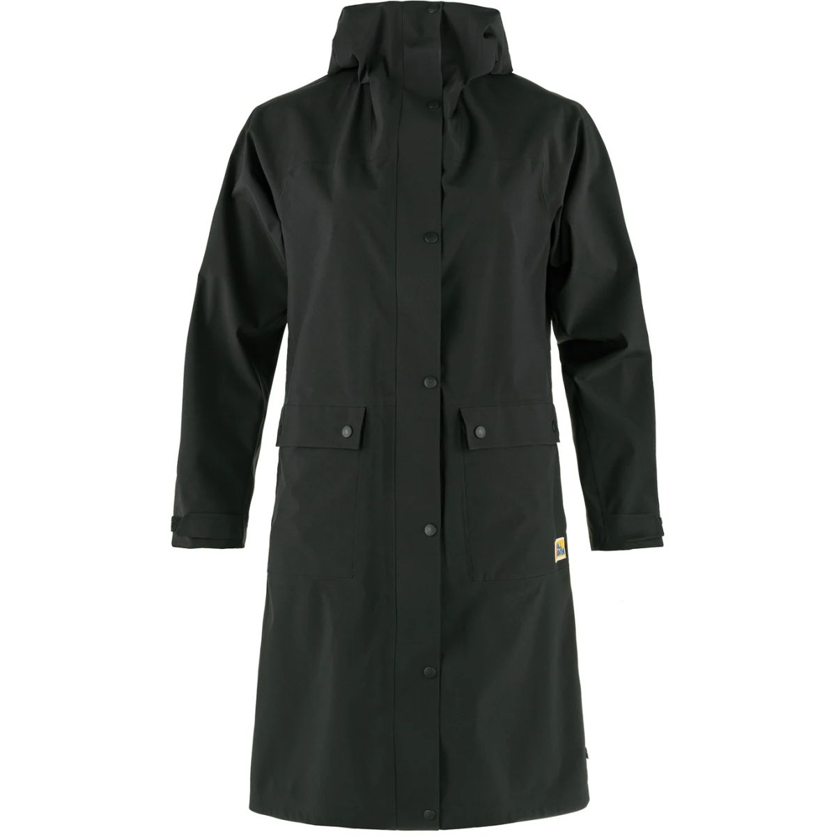 Fjällräven Vardag Rain Parka Dame Black M