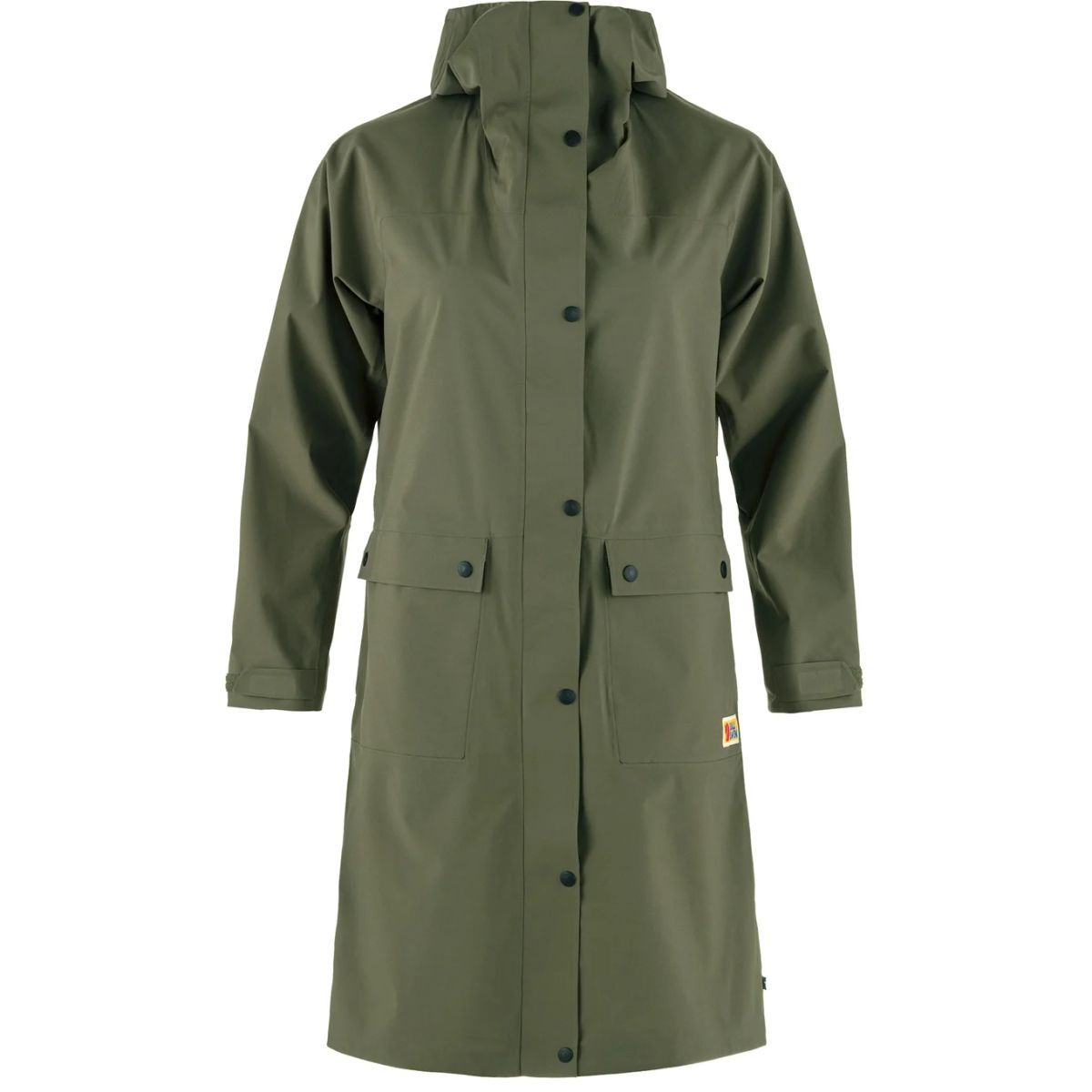 Fjällräven Vardag Rain Parka Dame Laurel Green S