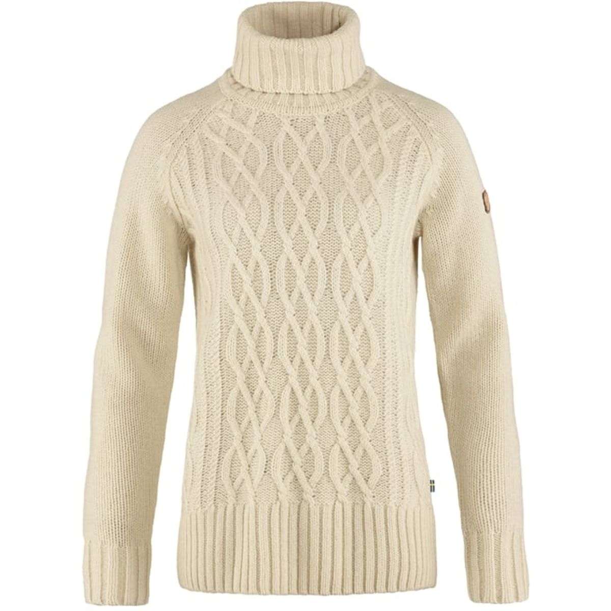 Fjällräven Ãvik Cable Knit Roller Neck Dame L