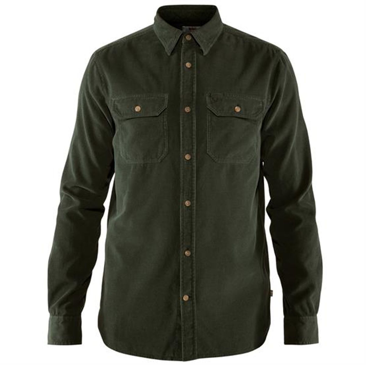 Fjällräven Ãvik Cord Shirt Mens, Deep Forest