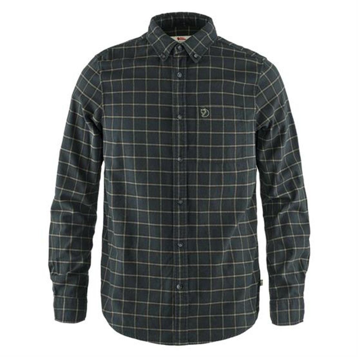 Fjällräven Ãvik Flannel Shirt Mens, Dark Grey