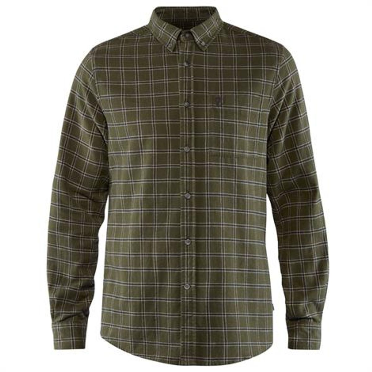 Fjällräven Ãvik Flannel Shirt Mens, Deep Forest