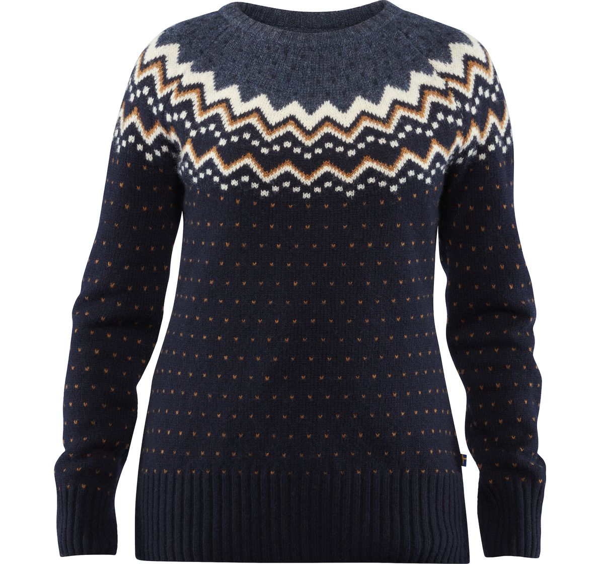 Fjällräven Ãvik Knit Dame Sweater Dark Navy L