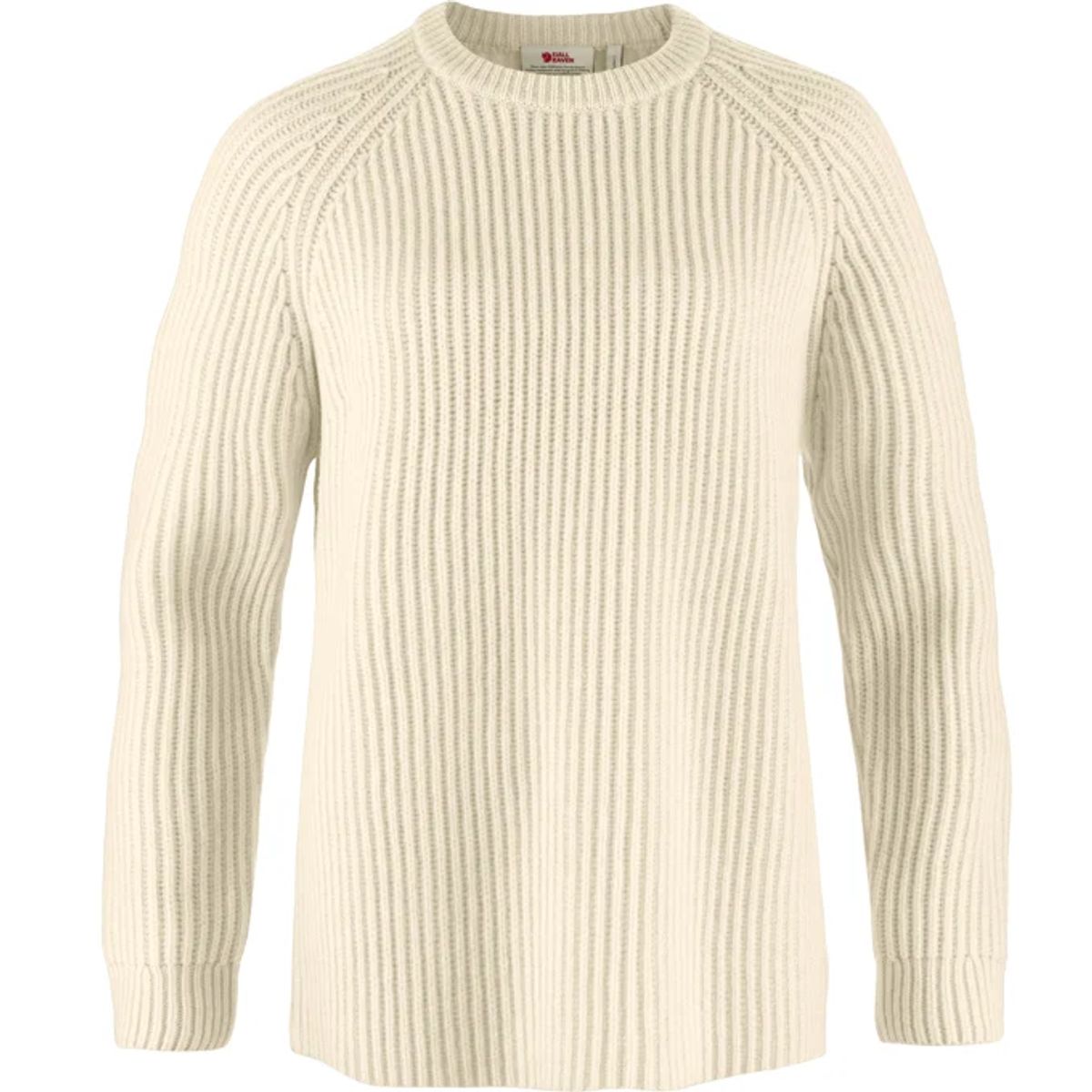 Fjällräven Ãvik Rib Dame Sweater Chalk White XS