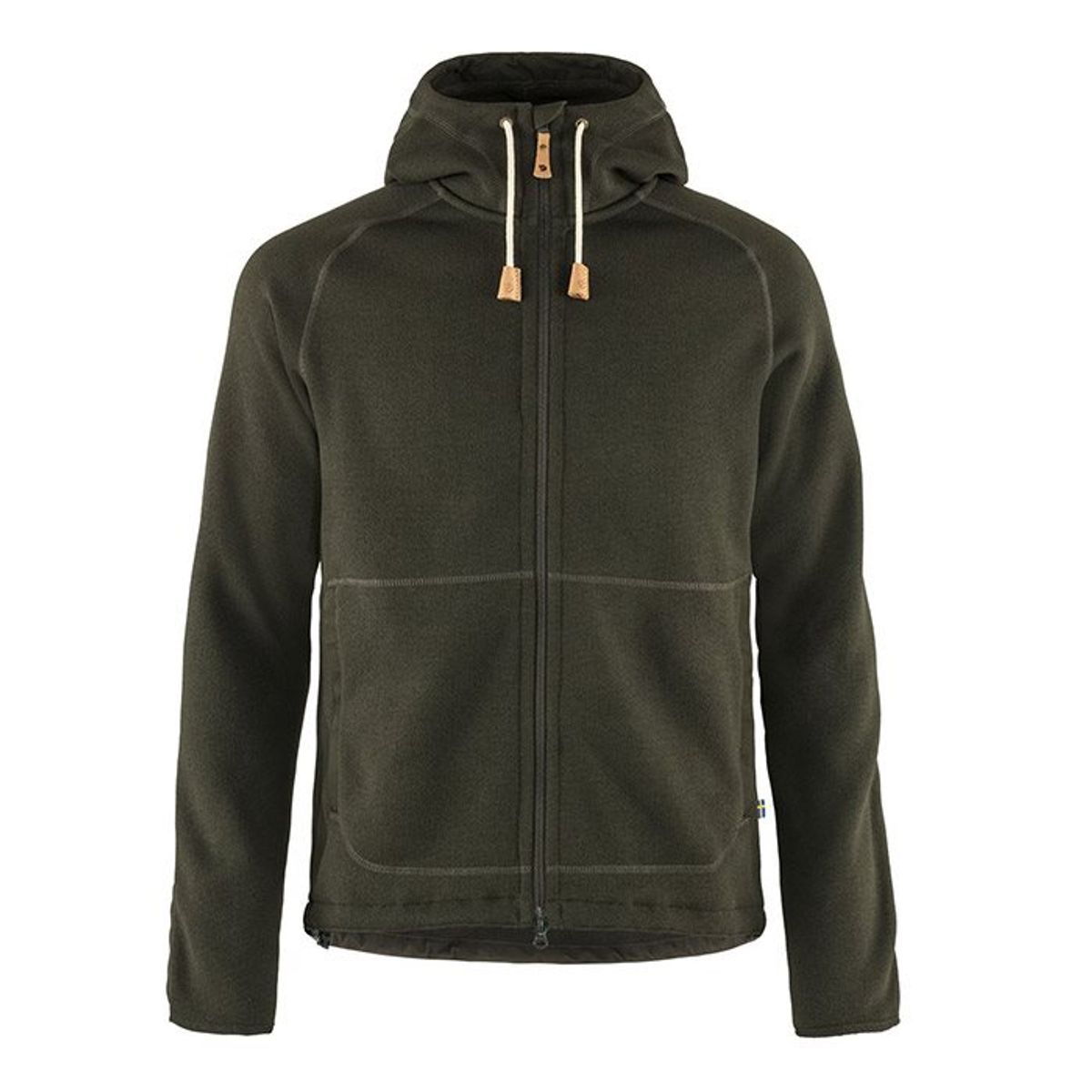 Fjällräven Övik Fleece Hoodie-deep Grøn-2XL - Fleecejakker