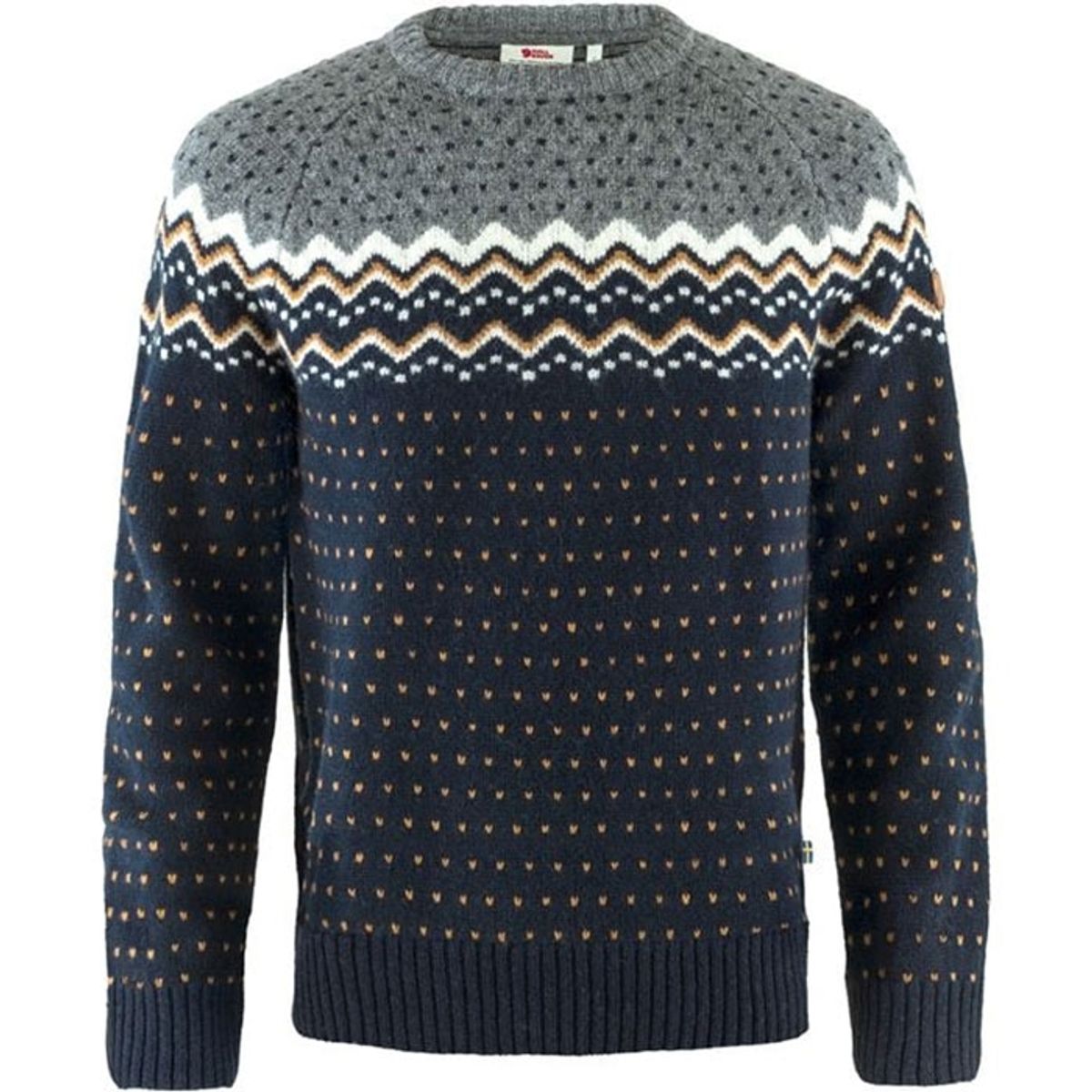 Fjällräven Övik Knit sweater Herre / Mænd-Mørkeblå-XL - Trøjer